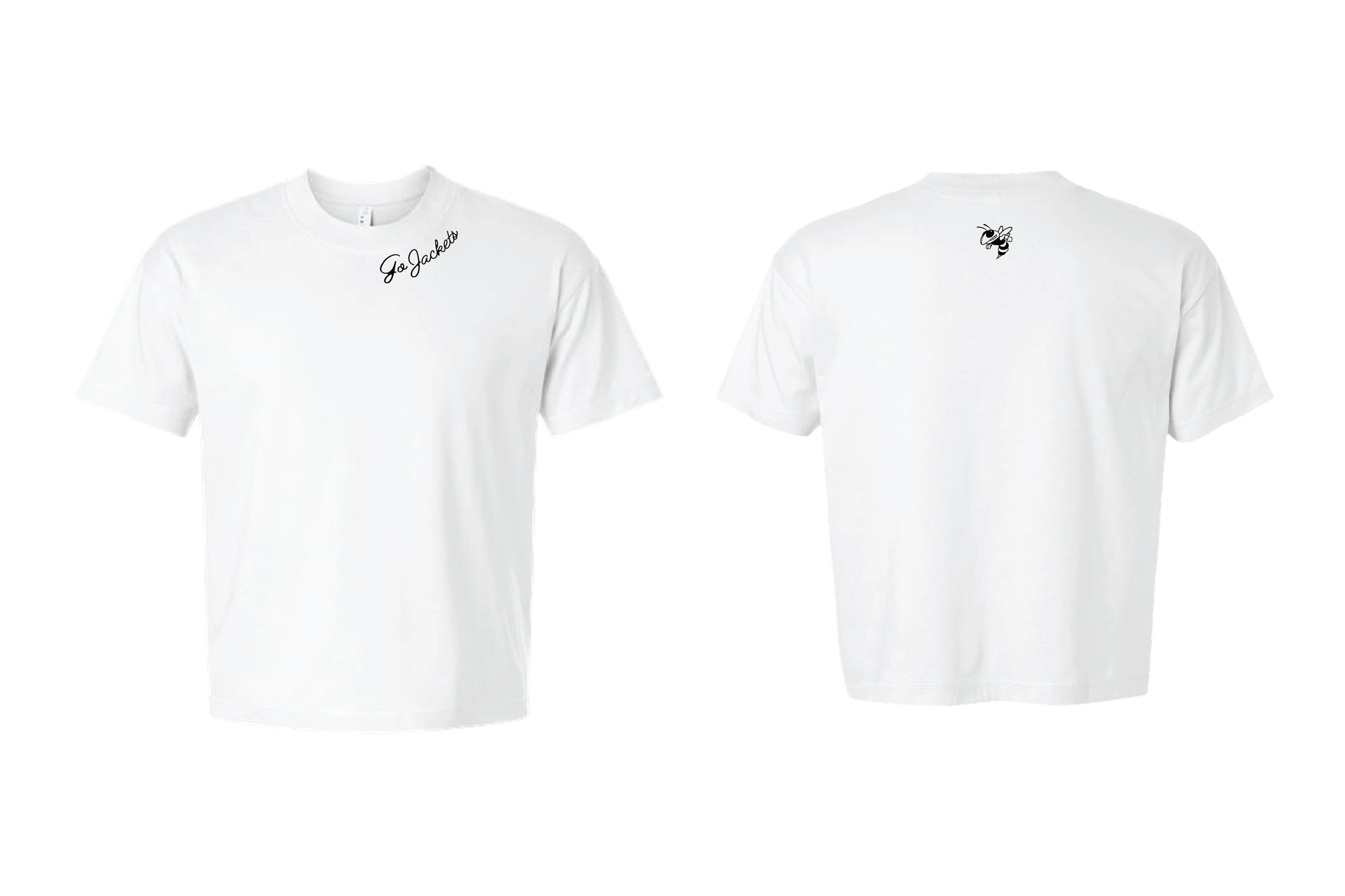Women's Relaxed Crew Embroidered "Go Jackets" Tee