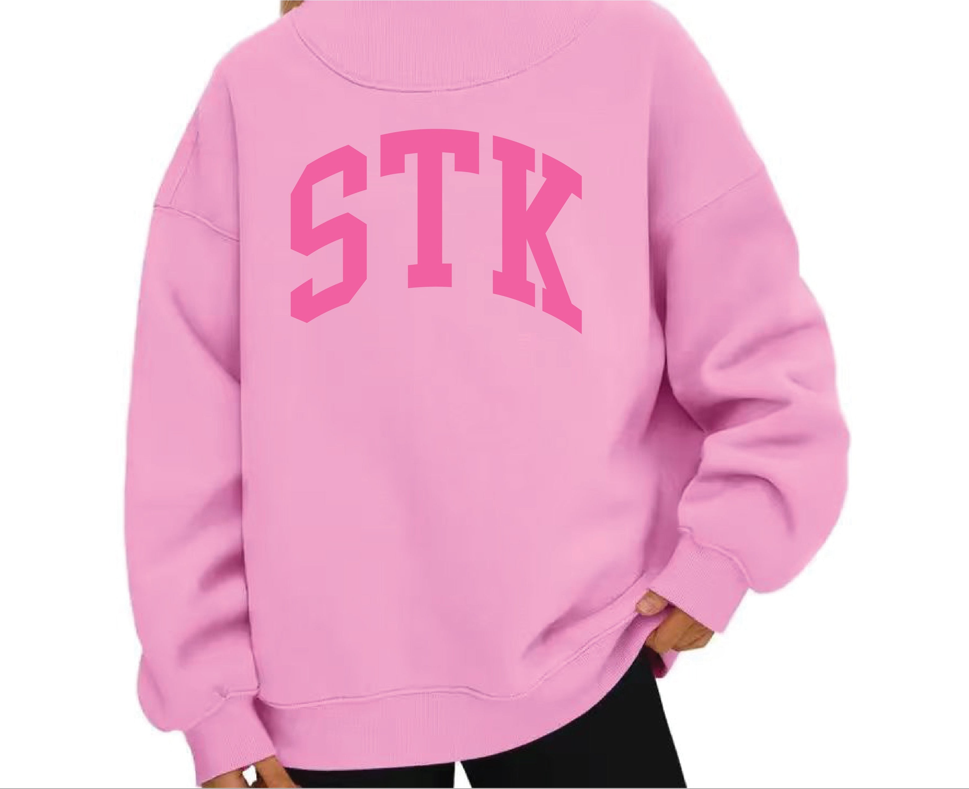 Pink Mock neck