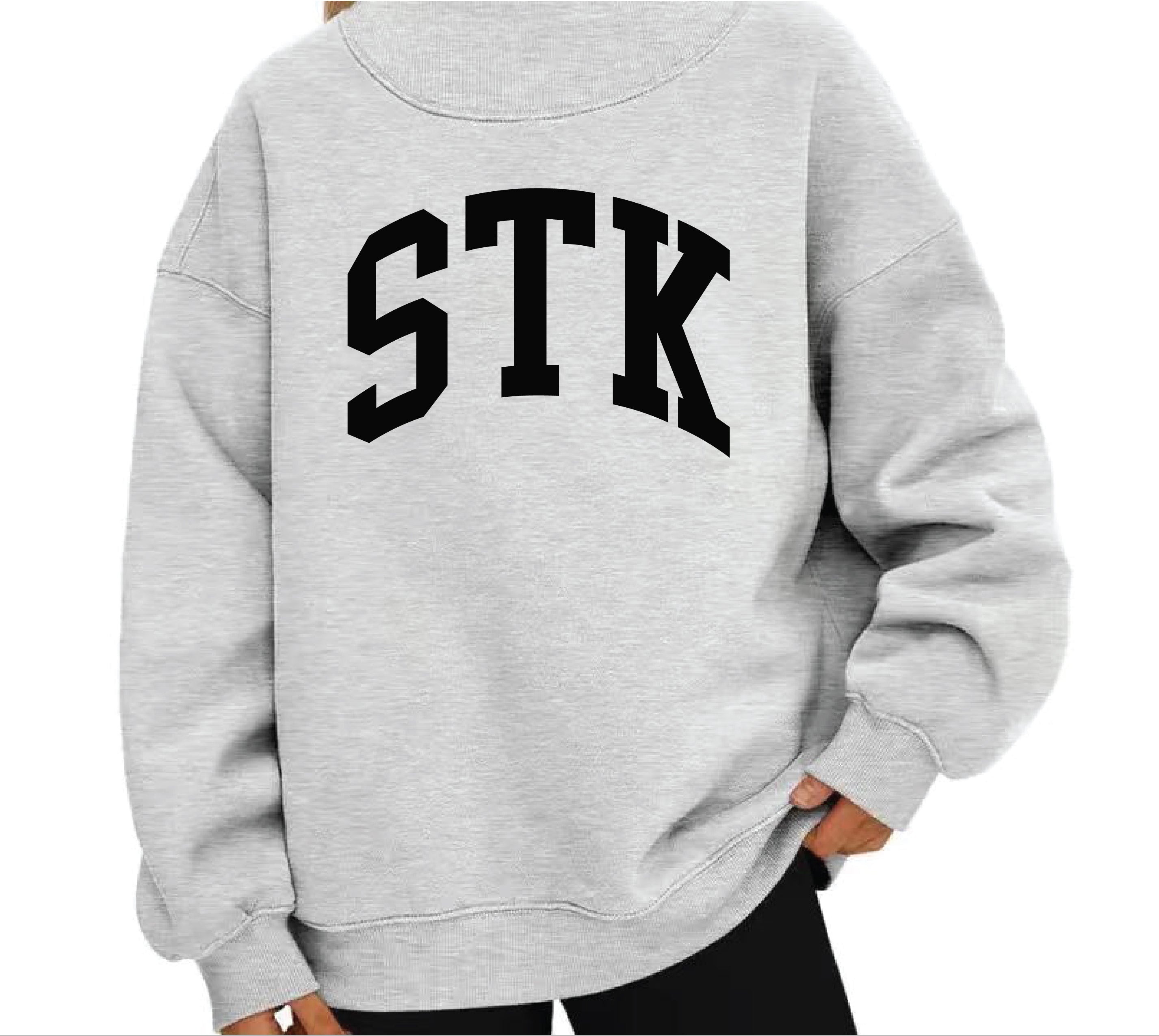 Grey Mock neck – ShopStarkvilleSD
