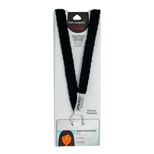 Pomchie Breakaway Lanyard - Black